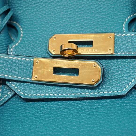 Hermes Hermès Birkin 35 Togo Blue Jean Handbag for Women, Stamped with M - Picture 10 of 13